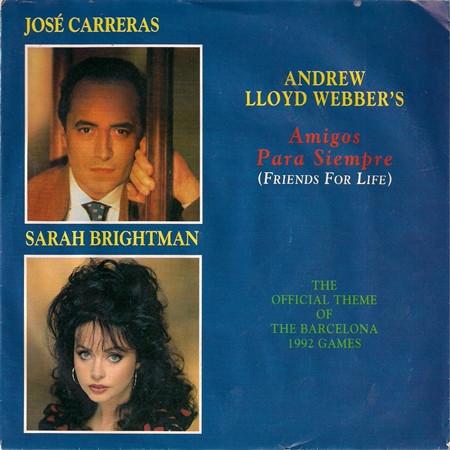 7inch Record JOS CARRERAS SARAH BRIGHTMAN A Amigos Para Siempre Friends For Li RUR10 Really Useful R 1992 UK Europ Pop Used
7inch Record JOS CARRERAS SARAH BRIGHTMAN A Amigos Para Siempre Friends For Li RUR10 Really Useful R 1992 UK Europ Pop Used