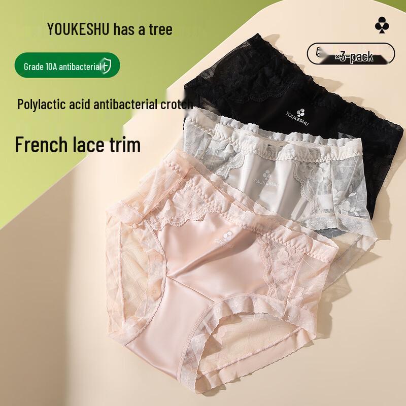 YOUKESHU Женские бесшовные антибактериальные трусы из ледяного шелка, 3 шт. XL
YOUKESHU Женские бесшовные антибактериальные трусы из ледяного шелка, 3 шт. XL