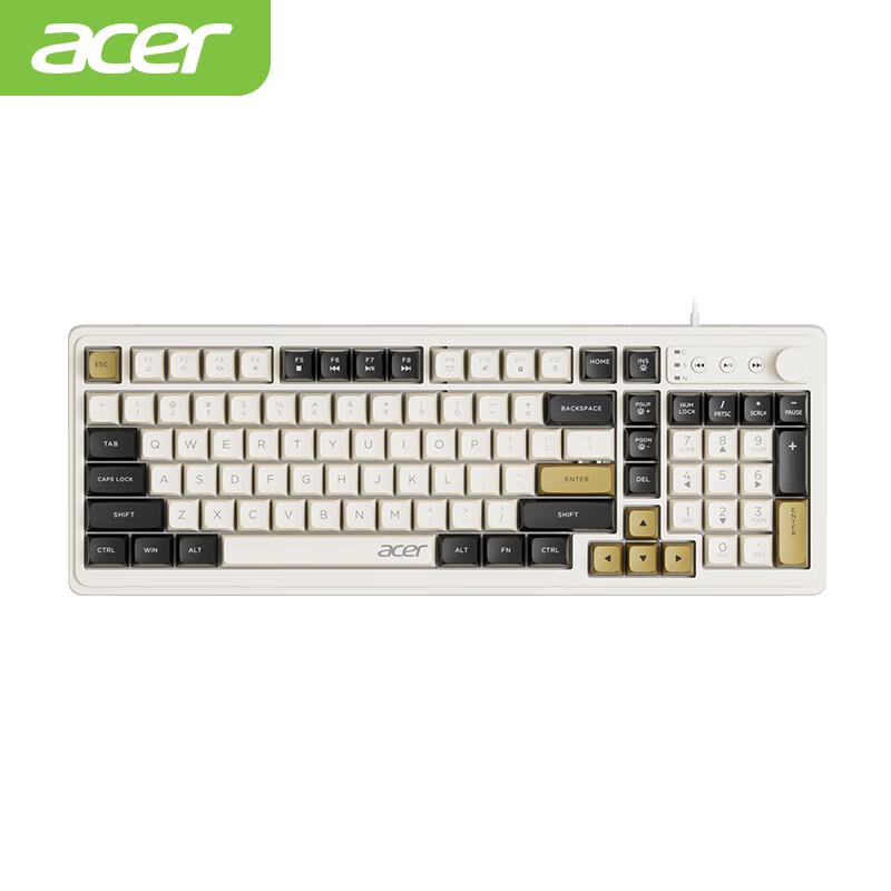 Acer OKW130 98-Key Wired Mechanical Keyboard
Acer OKW130 98-Key Wired Mechanical Keyboard