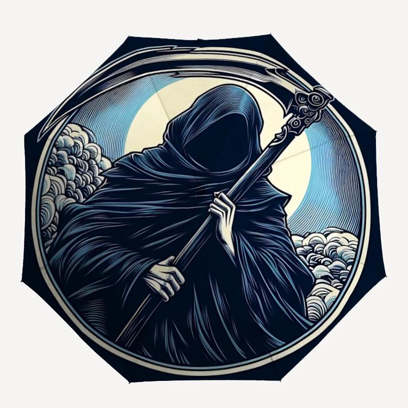 1pc Death Grim Reaper Automatic Open/Close Umbrella, Portable Folding Umbrella for Travel, Themed Events034
1pc Death Grim Reaper Automatic Open/Close Umbrella, Portable Folding Umbrella for Travel, Themed Events034