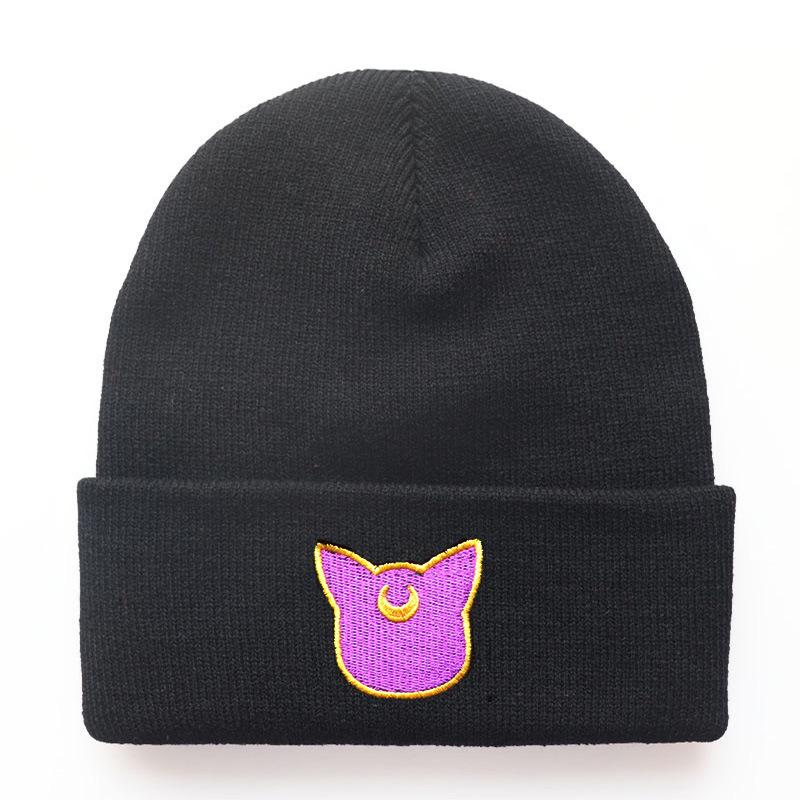 Unisex Autumn and Winter Cute Sailor Moon Embroidered Knit Hat, Woolen Hat, Outdoor Sports Warm Beanie Adjustable чёрный
Unisex Autumn and Winter Cute Sailor Moon Embroidered Knit Hat, Woolen Hat, Outdoor Sports Warm Beanie Adjustable чёрный