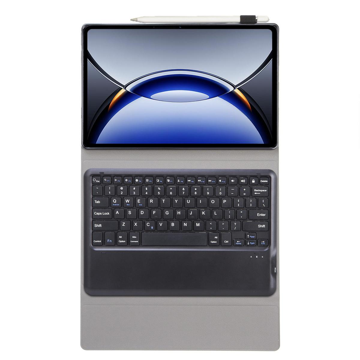 OP15 For Oppo Pad 3 Pro/Oneplus Pad Pro Leather Tablet Cover with Bluetooth-compatible Keyboard Black
OP15 For Oppo Pad 3 Pro/Oneplus Pad Pro Leather Tablet Cover with Bluetooth-compatible Keyboard Black