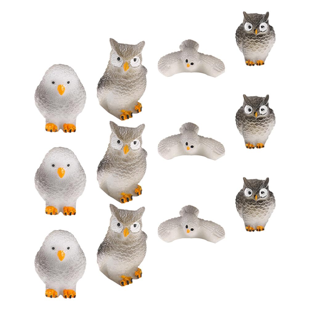 STOBOK Miniature Owl Figures 12 Pieces Resin Mini Owl Statue Fairy Garden Accessories Mini Animal Figures for Moss Landscape DIY Terrarium Home
STOBOK Miniature Owl Figures 12 Pieces Resin Mini Owl Statue Fairy Garden Accessories Mini Animal Figures for Moss Landscape DIY Terrarium Home