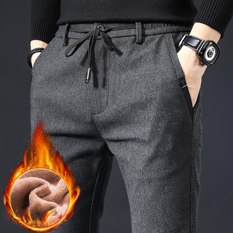 Autumn Winter Men Thermal Office Pants Straight Narrow Leg Classic Casual Pants Drawstring Tie Up Design Thicken Fleece Trousers 38
Autumn Winter Men Thermal Office Pants Straight Narrow Leg Classic Casual Pants Drawstring Tie Up Design Thicken Fleece Trousers 38