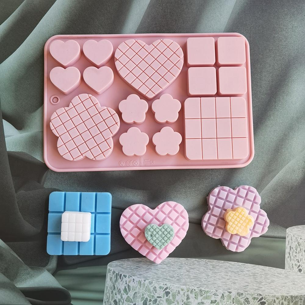 Heart Shaped love Waffle Silicone Candy Mold Fudge Cake Chocolate Baking Mold DIY Pudding Ice Cream Biscuit Soap
Heart Shaped love Waffle Silicone Candy Mold Fudge Cake Chocolate Baking Mold DIY Pudding Ice Cream Biscuit Soap