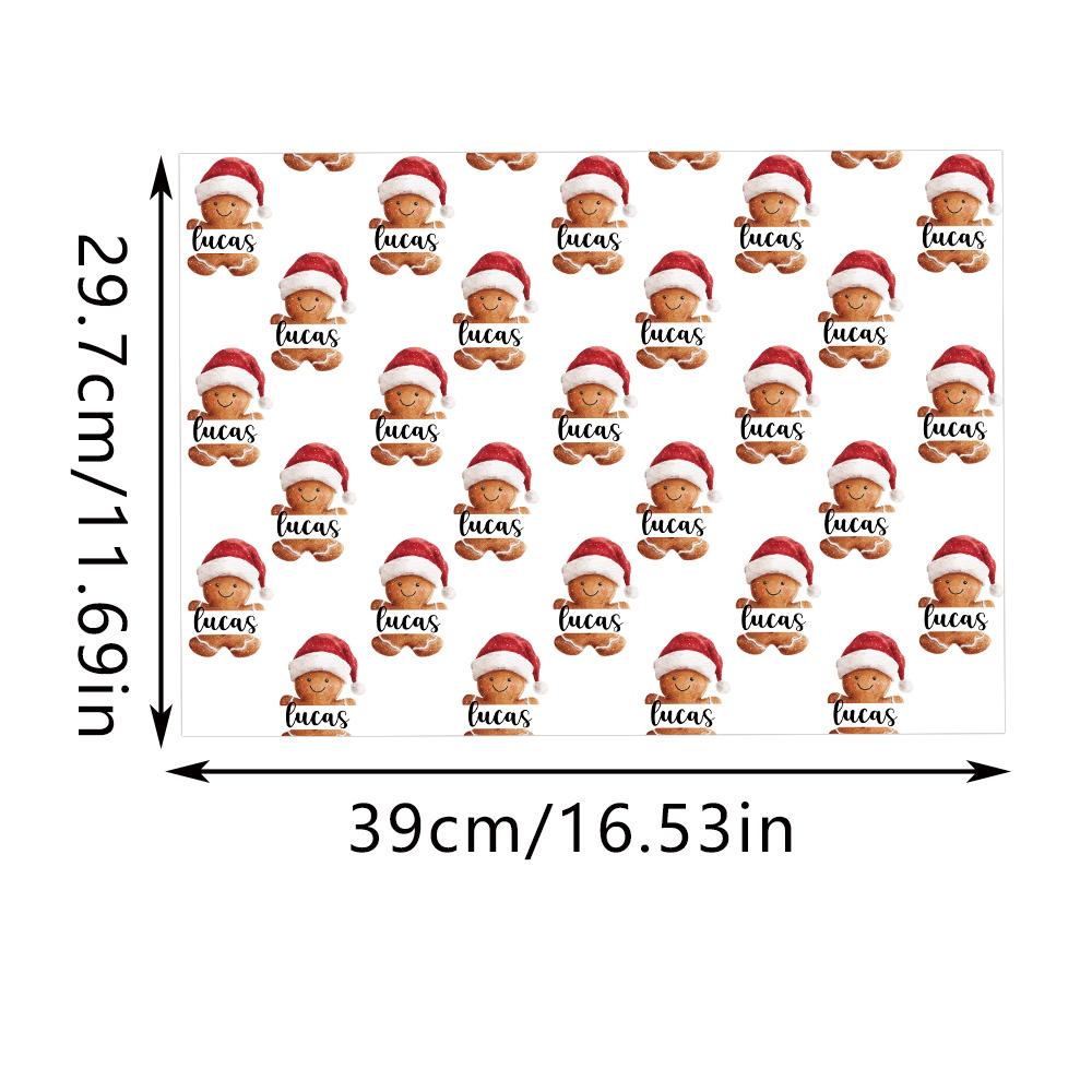 3pcs Personalized Name Christmas Series Packaging Paper, Customized Name/Photo, Essential for Birthday and Christmas Gifts 3pcs
3pcs Personalized Name Christmas Series Packaging Paper, Customized Name/Photo, Essential for Birthday and Christmas Gifts 3pcs