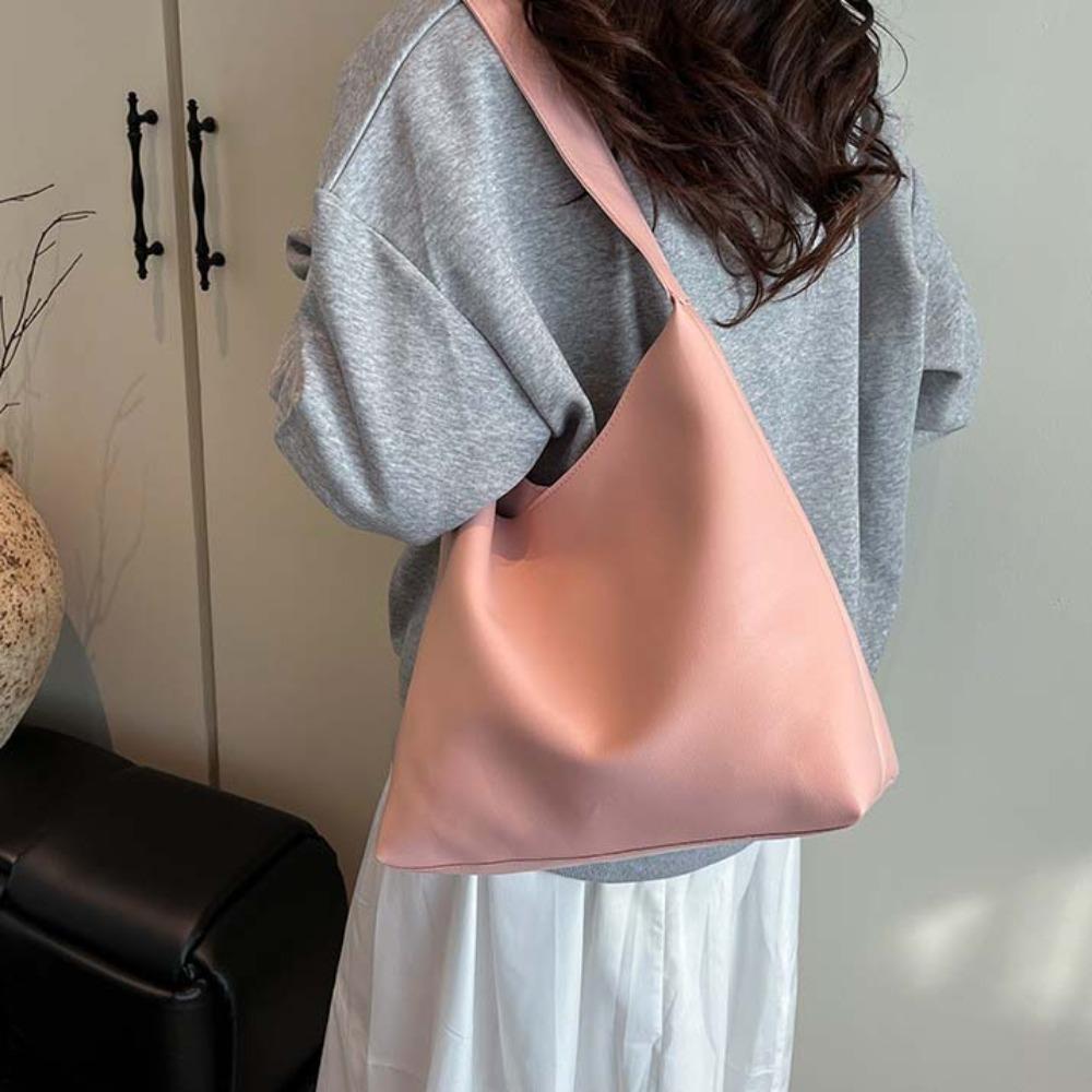 Large Capacity Solid Color Handbag Elegant French Underarm Bag Shoulder Bag Soft PU Tote Bag Daily білий
Large Capacity Solid Color Handbag Elegant French Underarm Bag Shoulder Bag Soft PU Tote Bag Daily білий