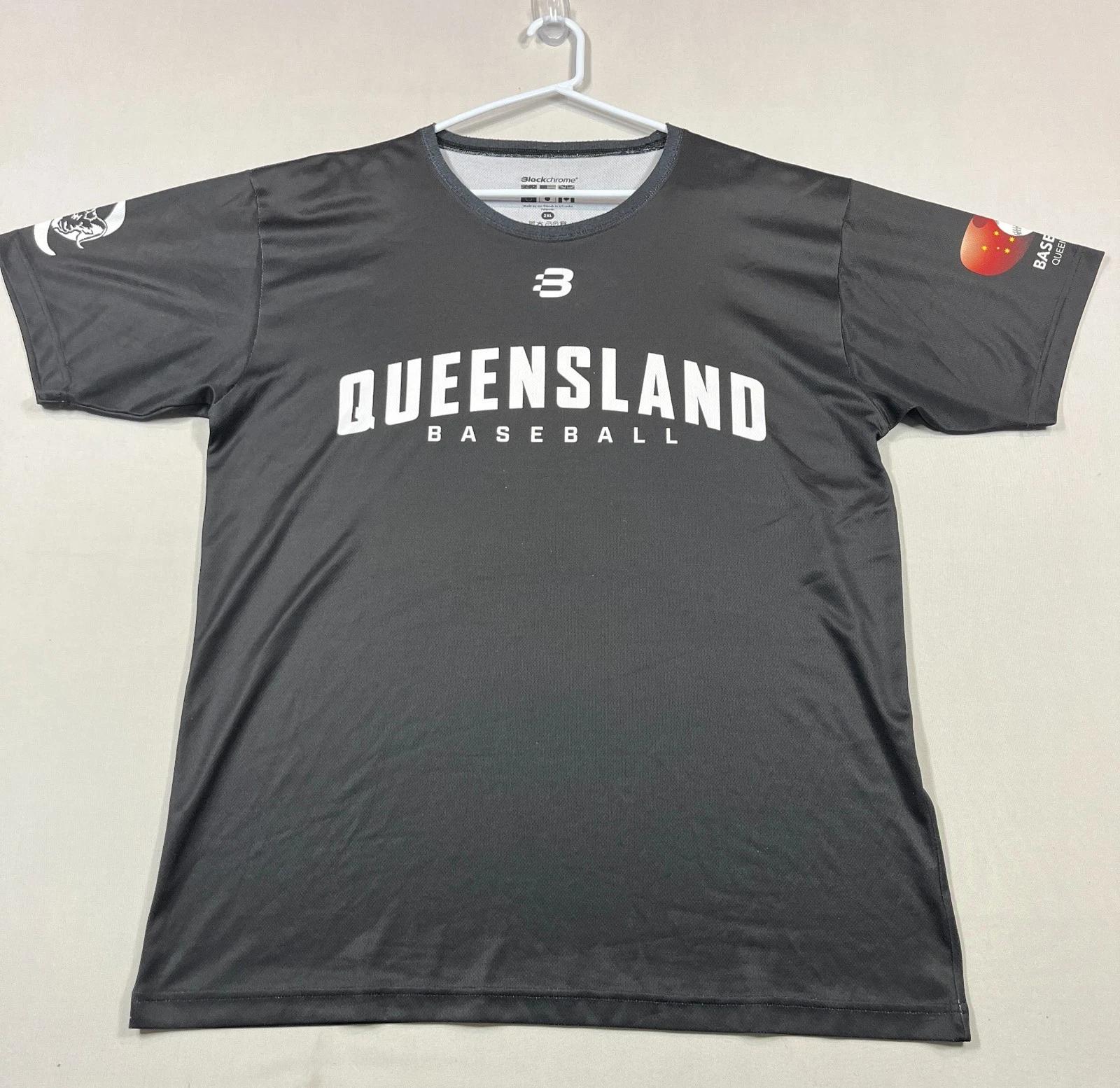 Queensland Baseball Team Issue ABL Lightweight QLD Training Shirt Mens 2XL XXL L
Queensland Baseball Team Issue ABL Lightweight QLD Training Shirt Mens 2XL XXL L