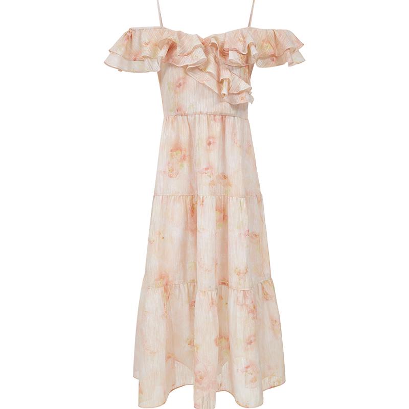 VEROMODA 2025 Summer Elegant Printed Ruffle V-Neck Cami Dress M
VEROMODA 2025 Summer Elegant Printed Ruffle V-Neck Cami Dress M