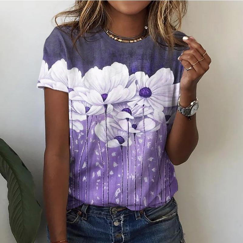 Summer Oversized Printed Loose Casual Short Sleeved Round Neck T-Shirts Women’s 6XL
Summer Oversized Printed Loose Casual Short Sleeved Round Neck T-Shirts Women’s 6XL