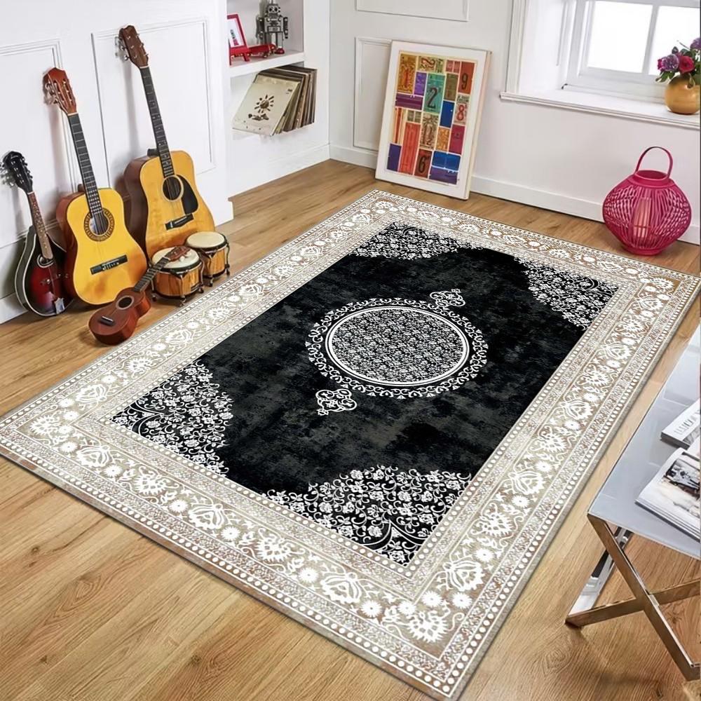 Black White Vintage Luxury Pattern Area Rug Elegant Decorative Floor Carpet for Living Rooms Home Leisure Areas 40x60cm
Black White Vintage Luxury Pattern Area Rug Elegant Decorative Floor Carpet for Living Rooms Home Leisure Areas 40x60cm