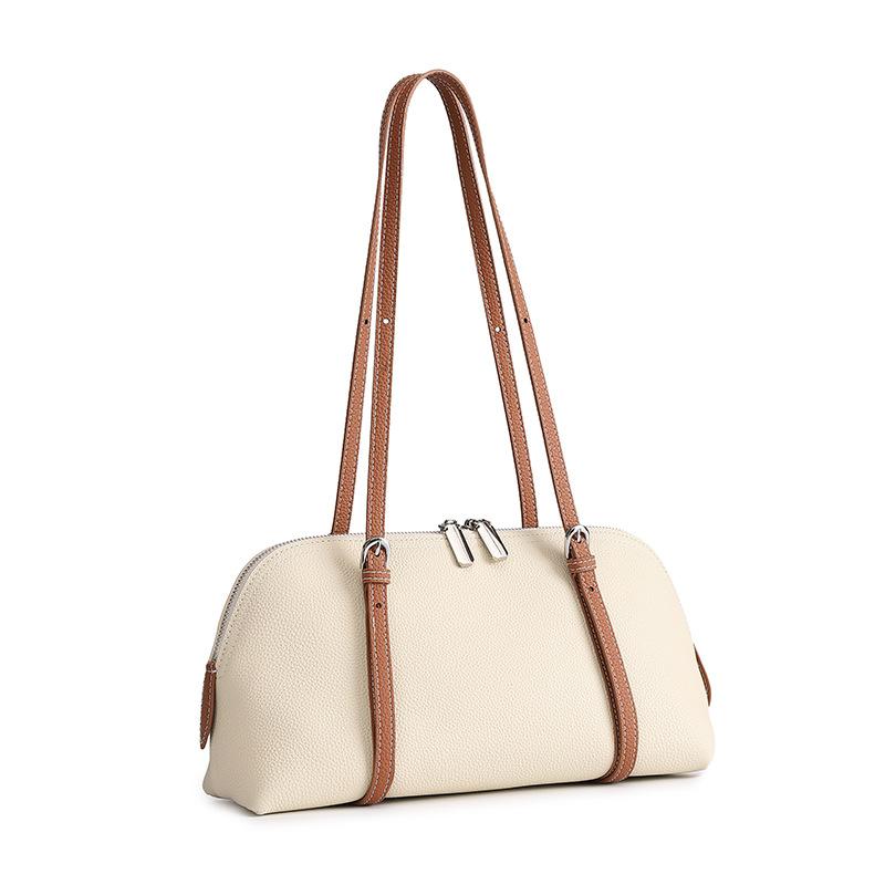 Vintage Genuine Leather Shell Shoulder Bag Ctrast Color Soft Designer Handbag Adjustable Strap Female Underarm Hobo Tote грязно-белый
Vintage Genuine Leather Shell Shoulder Bag Ctrast Color Soft Designer Handbag Adjustable Strap Female Underarm Hobo Tote грязно-белый