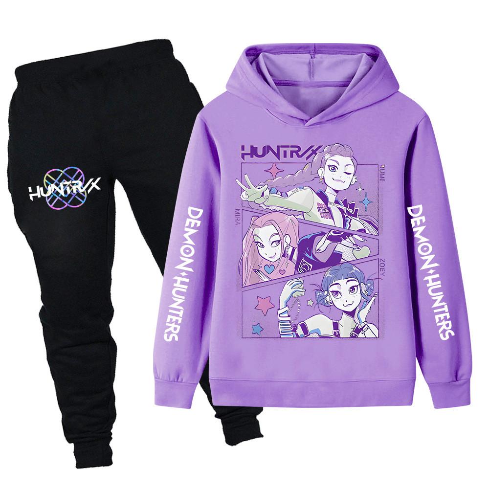 PB1196XX Kids Boys Girls Kpop Mira Zoey Rumi Huntrix Print Long Sleeves Hoodie Pants Trousers Clothes Sets 170cm фіолетовий
PB1196XX Kids Boys Girls Kpop Mira Zoey Rumi Huntrix Print Long Sleeves Hoodie Pants Trousers Clothes Sets 170cm фіолетовий
