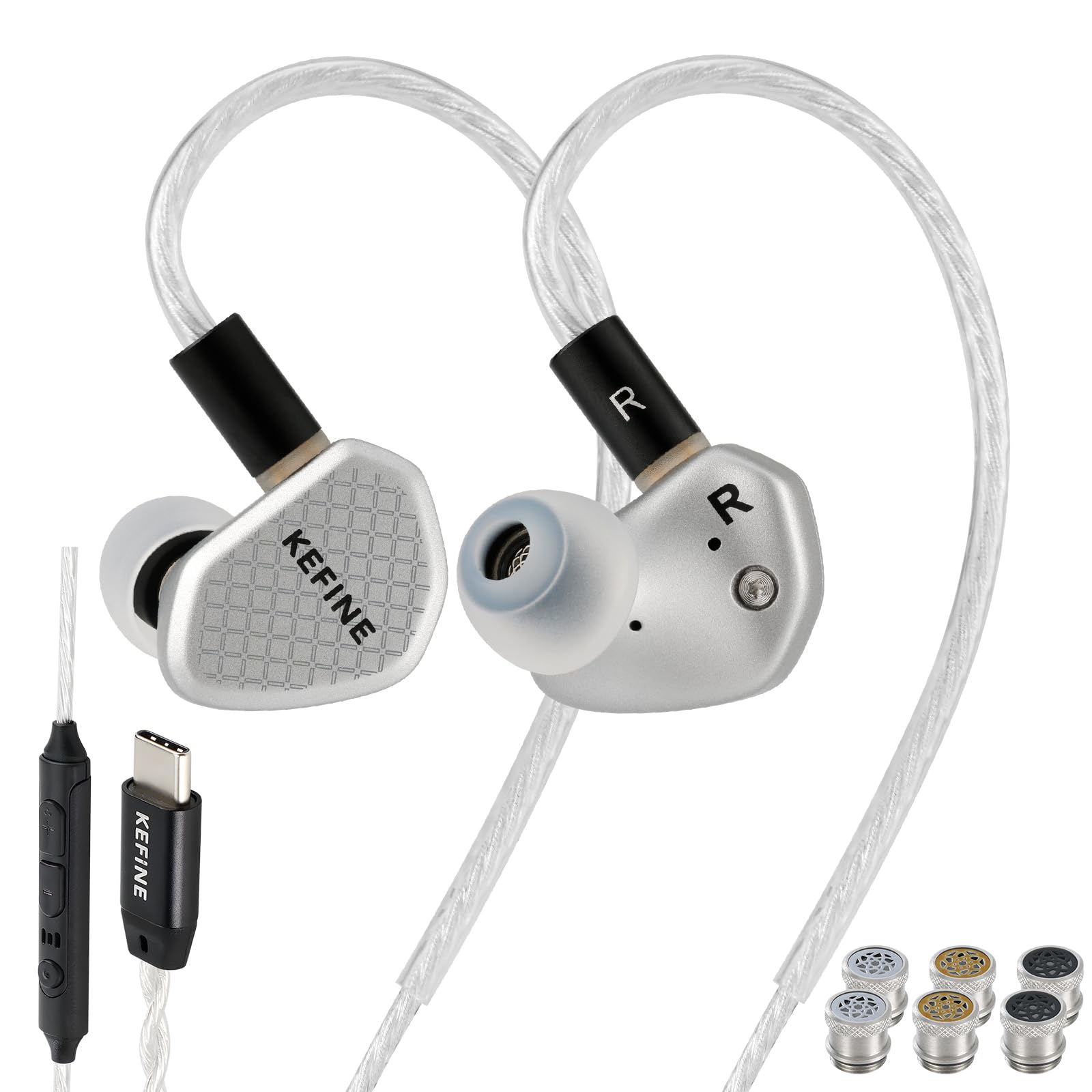 KEFINE Klean SV Wired 10mm Full DLC 3 Interchangeable Zinc Alloy High Dedicated Case Included USB with Earphones, Diaphragm, IEM, Nozzles, Die-Cast
KEFINE Klean SV Wired 10mm Full DLC 3 Interchangeable Zinc Alloy High Dedicated Case Included USB with Earphones, Diaphragm, IEM, Nozzles, Die-Cast