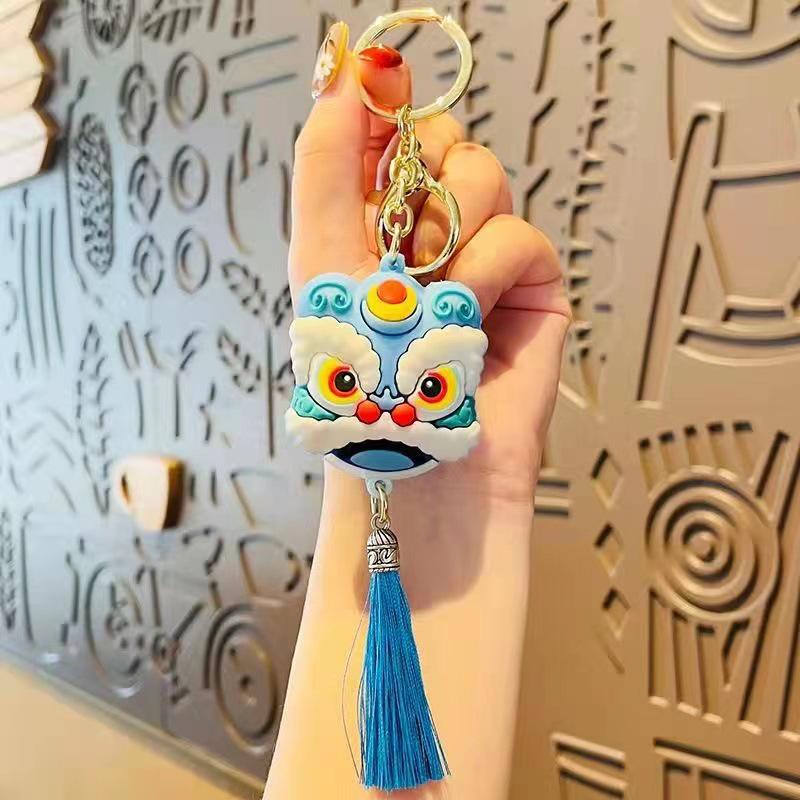 Festive Guochao Lion Keychain: Exquisite New Year Gift, Car Pendant, Bag Ornament, Claw Machine Accessory. синій
Festive Guochao Lion Keychain: Exquisite New Year Gift, Car Pendant, Bag Ornament, Claw Machine Accessory. синій