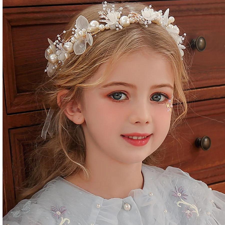 Korean Girls Bridal Headband Imitated Pearl crystal Hair Headdress Flower Wreath Bride Garland Head Hoop Wedding Headbands Hair
Korean Girls Bridal Headband Imitated Pearl crystal Hair Headdress Flower Wreath Bride Garland Head Hoop Wedding Headbands Hair