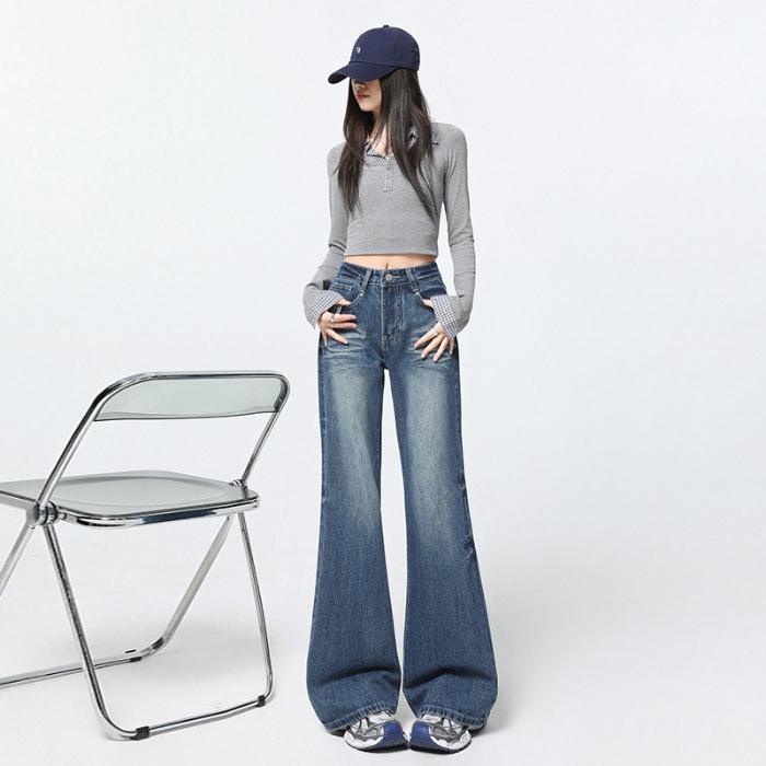 Слегка расклешенные джинсы с высокой талией для женщин, весна, расклешенные брюки без штанин для женщин, слегка расклешенные брюки для женщин, утягивающие и свободные XL
Слегка расклешенные джинсы с высокой талией для женщин, весна, расклешенные брюки без штанин для женщин, слегка расклешенные брюки для женщин, утягивающие и свободные XL