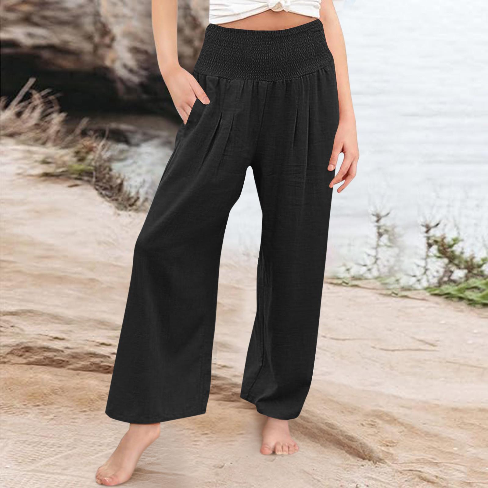 Детские летние брюки широкого кроя - повседневные брюки из льна и хлопка свободного кроя 110 чёрный
Детские летние брюки широкого кроя - повседневные брюки из льна и хлопка свободного кроя 110 чёрный