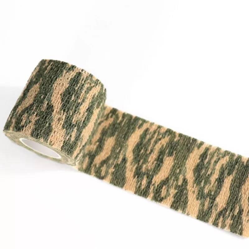 Self Adhesive Stretchable Camouflage Tape For Outdoor Use With Non Sticky Fabric In Multiple Colors And Patterns For Easy Application Style C
Self Adhesive Stretchable Camouflage Tape For Outdoor Use With Non Sticky Fabric In Multiple Colors And Patterns For Easy Application Style C