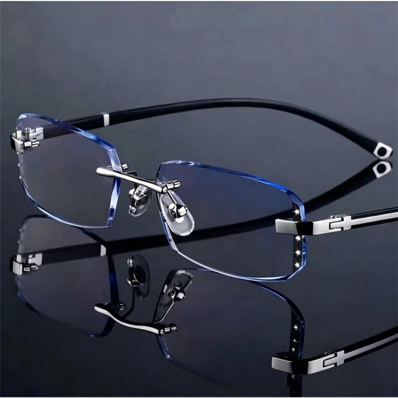 Fashion Diamond Edge Frameless Reading Glasses Anti Blue Light Radiation For Seniors Fatigue Relief Reading Glasses For Presbyopia Elderly 0° синий
Fashion Diamond Edge Frameless Reading Glasses Anti Blue Light Radiation For Seniors Fatigue Relief Reading Glasses For Presbyopia Elderly 0° синий