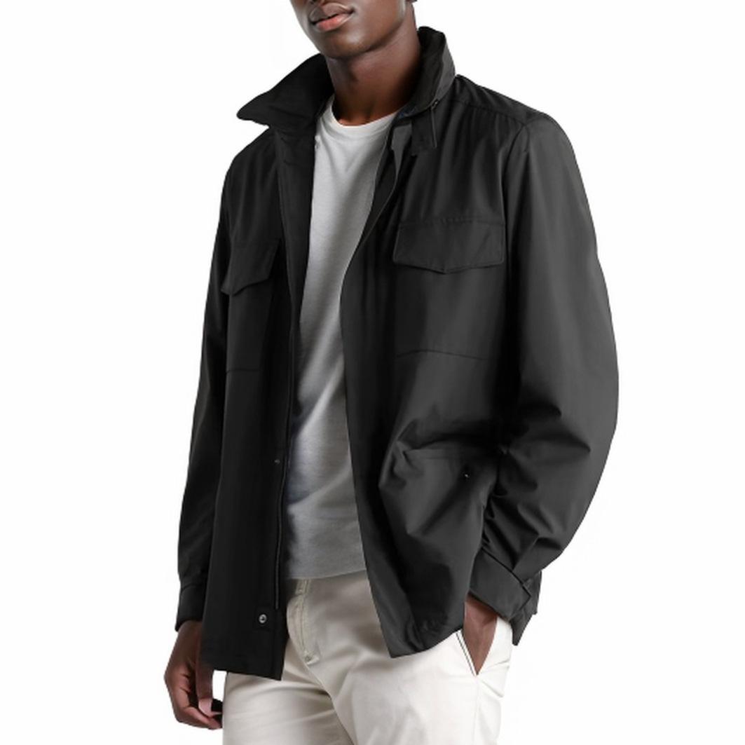 Spring and Autumn Men s Jacket Jacket Solid Color Zipper Large Pocket Stand-Up Collar Casual Jacket XXL чорний
Spring and Autumn Men s Jacket Jacket Solid Color Zipper Large Pocket Stand-Up Collar Casual Jacket XXL чорний