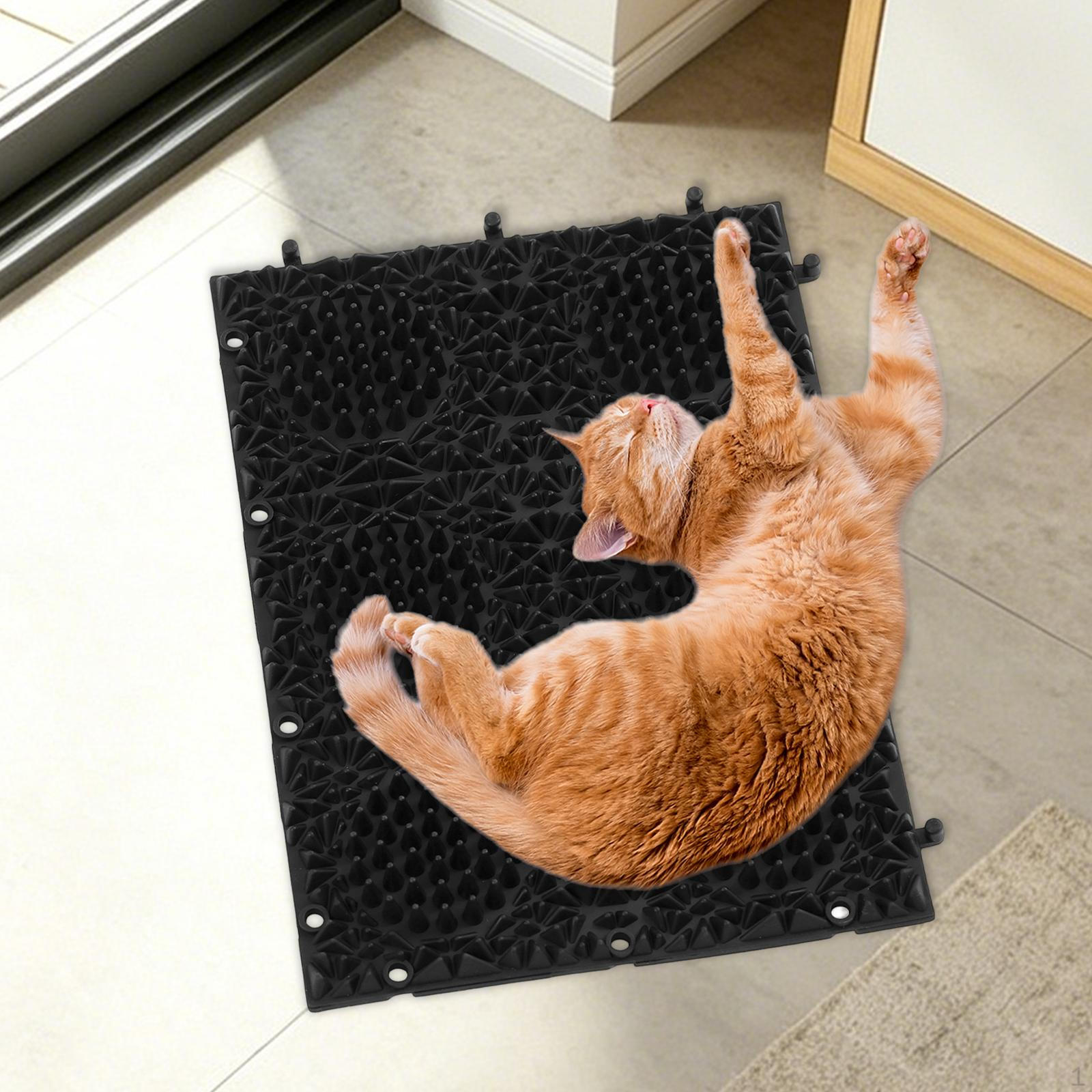 Cat Scratching Mat with Massage Plate, Interactive Toy, Protects Sofa, Offers Stability чорний
Cat Scratching Mat with Massage Plate, Interactive Toy, Protects Sofa, Offers Stability чорний