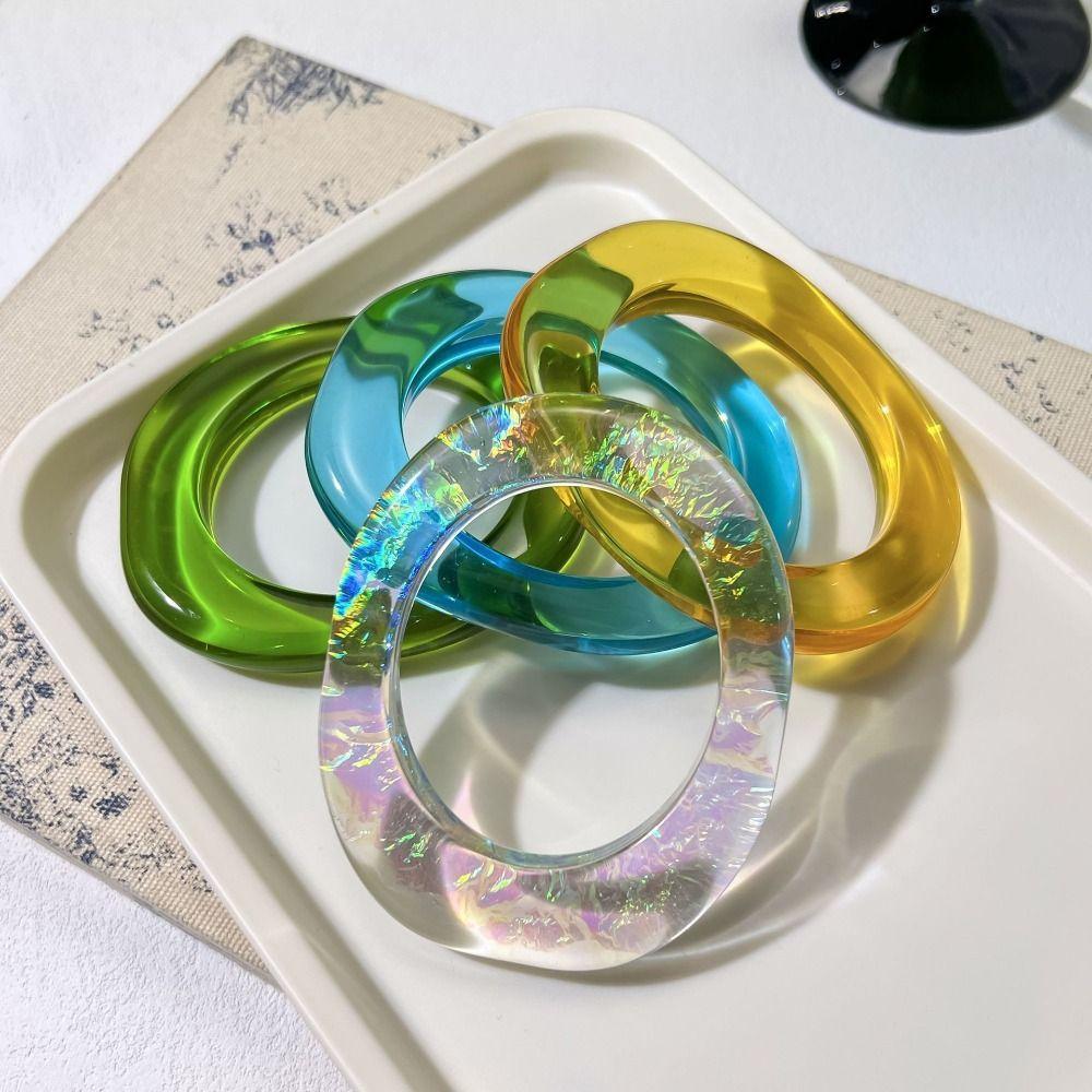 Simple Exaggerate Resin Bracelet Geometry Women Hand Ring Temperament Transparent Bangle Beach жовтий
Simple Exaggerate Resin Bracelet Geometry Women Hand Ring Temperament Transparent Bangle Beach жовтий