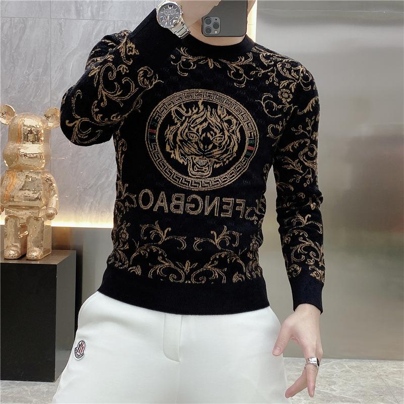 Men s Double-sided Velvet Fashionable Pattern Tiger Head Printed Long Sleeved T-shirt L
Men s Double-sided Velvet Fashionable Pattern Tiger Head Printed Long Sleeved T-shirt L