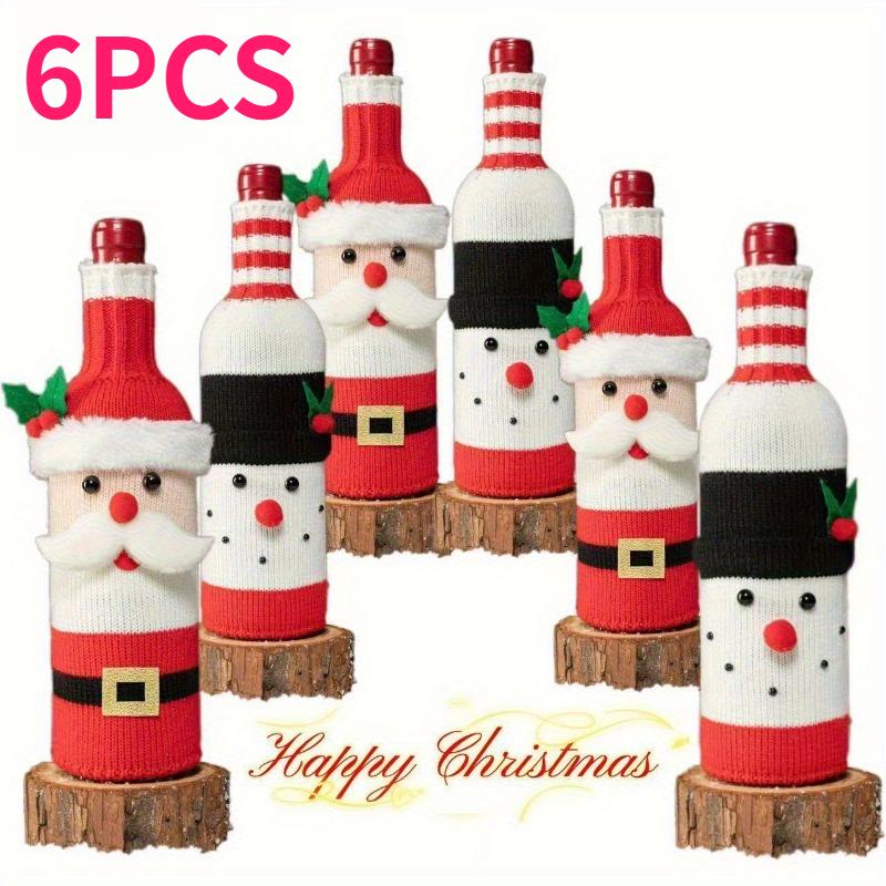 6pcs Knitted Red Wine Bottle Sleeves 2026 Christmas Decoration Christmas Bar Restaurant Wine Bottle Sleeve Xmas New Year Decor
6pcs Knitted Red Wine Bottle Sleeves 2026 Christmas Decoration Christmas Bar Restaurant Wine Bottle Sleeve Xmas New Year Decor