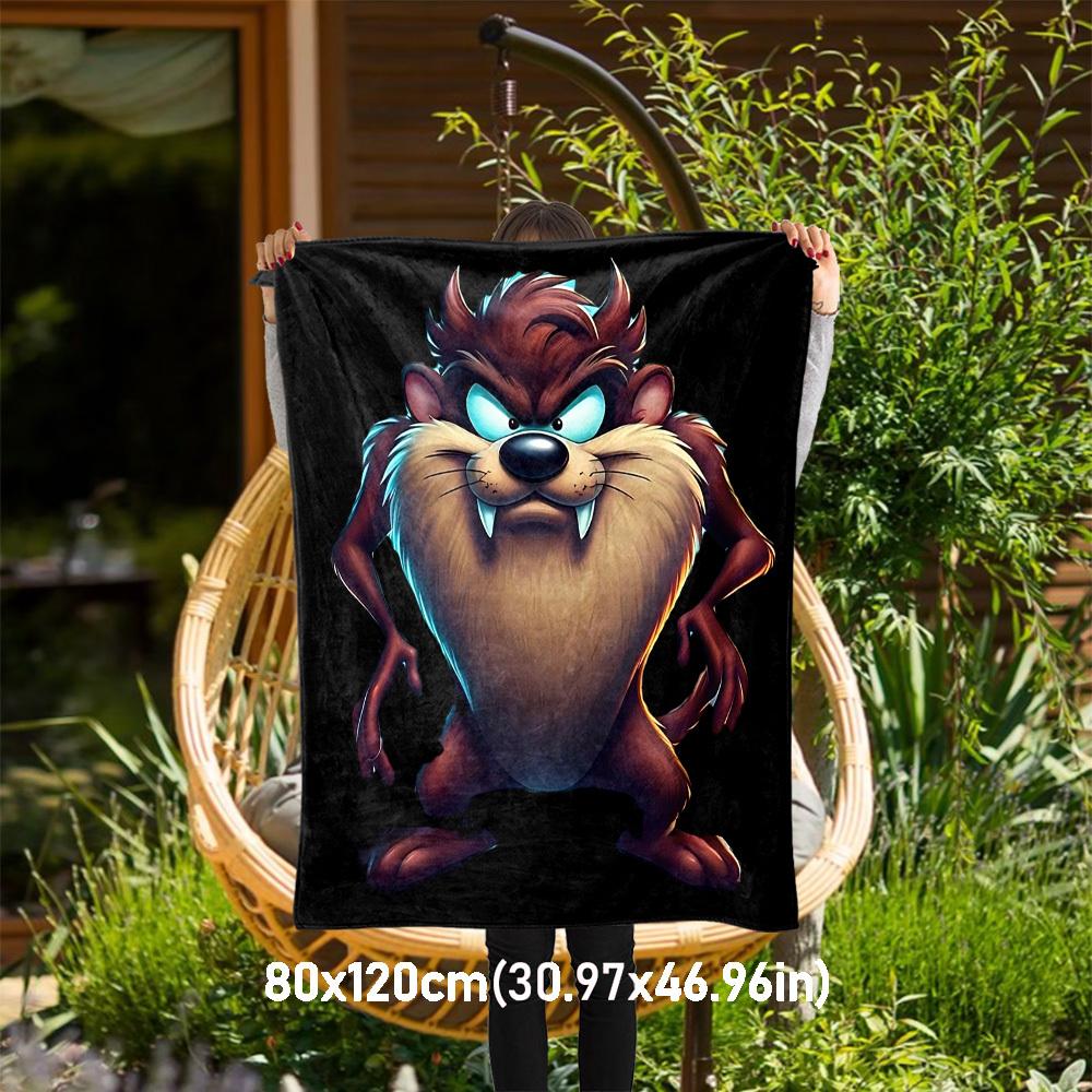 Tazmanian devil, cartoon character, - Throw Blanket, Soft Bedding Cover, Flannel Blankets, Living Room, Travel, Camping,All Seasons Use077 80x120cm(31x47inch)
Tazmanian devil, cartoon character, - Throw Blanket, Soft Bedding Cover, Flannel Blankets, Living Room, Travel, Camping,All Seasons Use077 80x120cm(31x47inch)