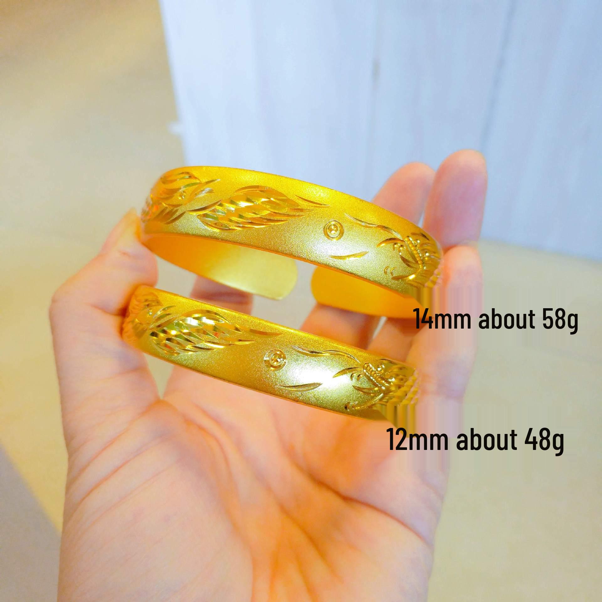 Gold Openwork Dragon and Phoenix Prosperity Bracelet - Fine Wedding Jewelry Piece Openwork Dragon and Phoenix 12mm
Gold Openwork Dragon and Phoenix Prosperity Bracelet - Fine Wedding Jewelry Piece Openwork Dragon and Phoenix 12mm