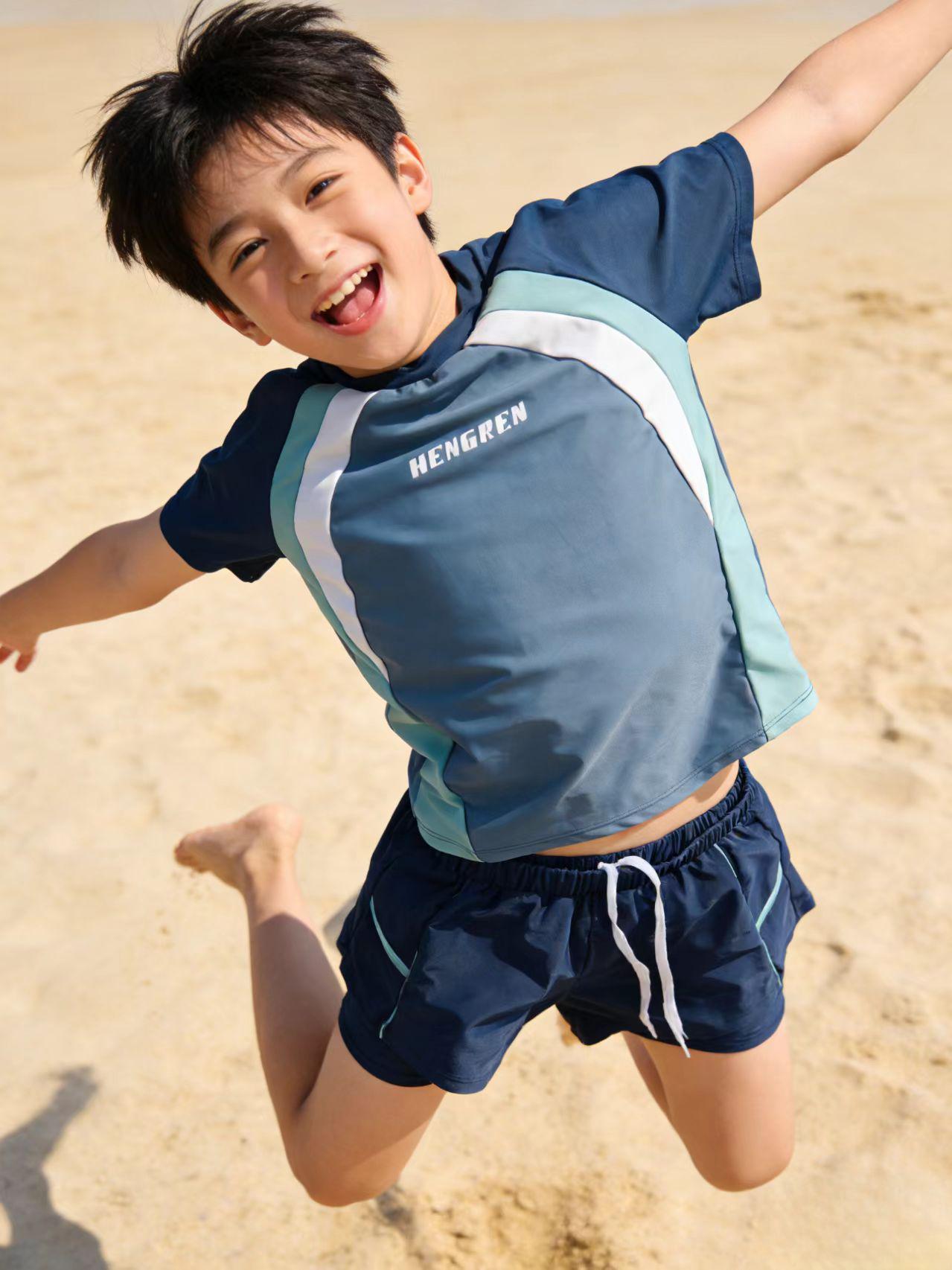 Boys Quick-Dry Two-Piece Swimwear for Training (Medium & Large Sizes) 5XL (80-90 kg, 145-155 cm) синій
Boys Quick-Dry Two-Piece Swimwear for Training (Medium & Large Sizes) 5XL (80-90 kg, 145-155 cm) синій
