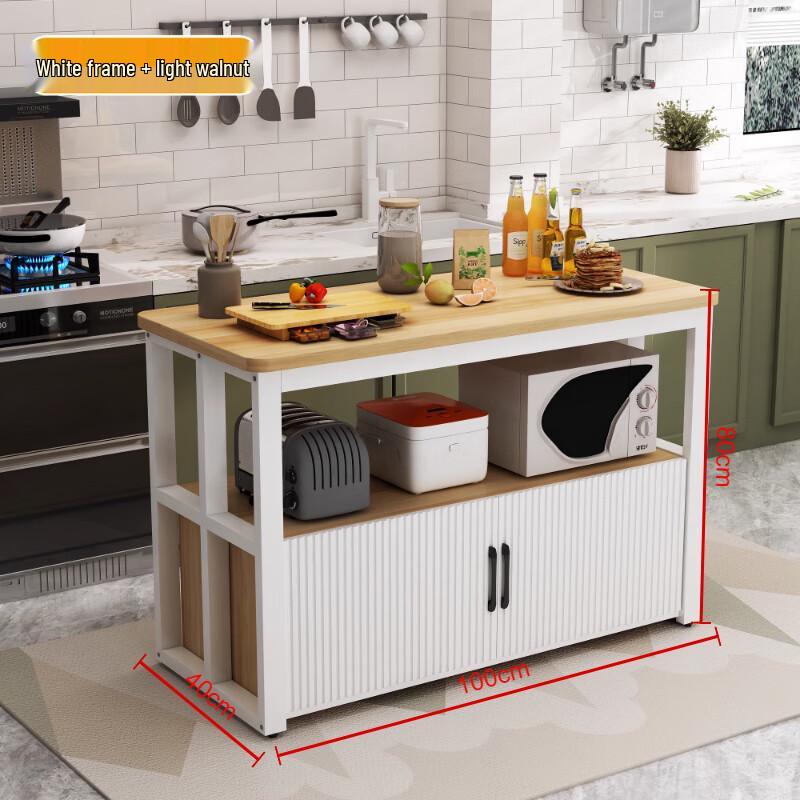 Yingbai Современная 2-ярусная кухонная полка для хранения с разделочным столом
Yingbai Современная 2-ярусная кухонная полка для хранения с разделочным столом