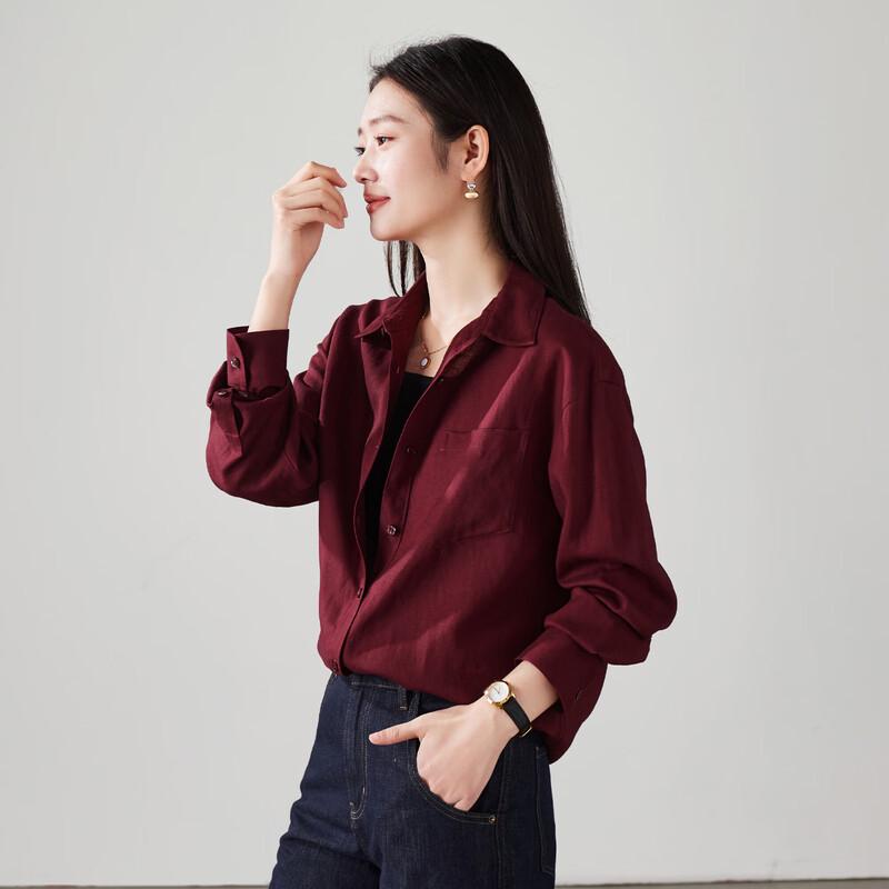 SOFSIL Women s 2026 Spring Linen Blend Loose Fit Long Sleeve Shirt XL
SOFSIL Women s 2026 Spring Linen Blend Loose Fit Long Sleeve Shirt XL
