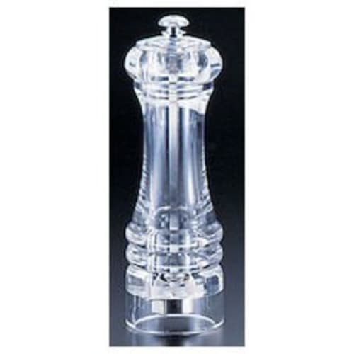 IKEDA Salt Mill SMA-150, Acrylic Body, 18-12 Stainless Steel Fittings, Brass Knob, Japan, PSL99
IKEDA Salt Mill SMA-150, Acrylic Body, 18-12 Stainless Steel Fittings, Brass Knob, Japan, PSL99