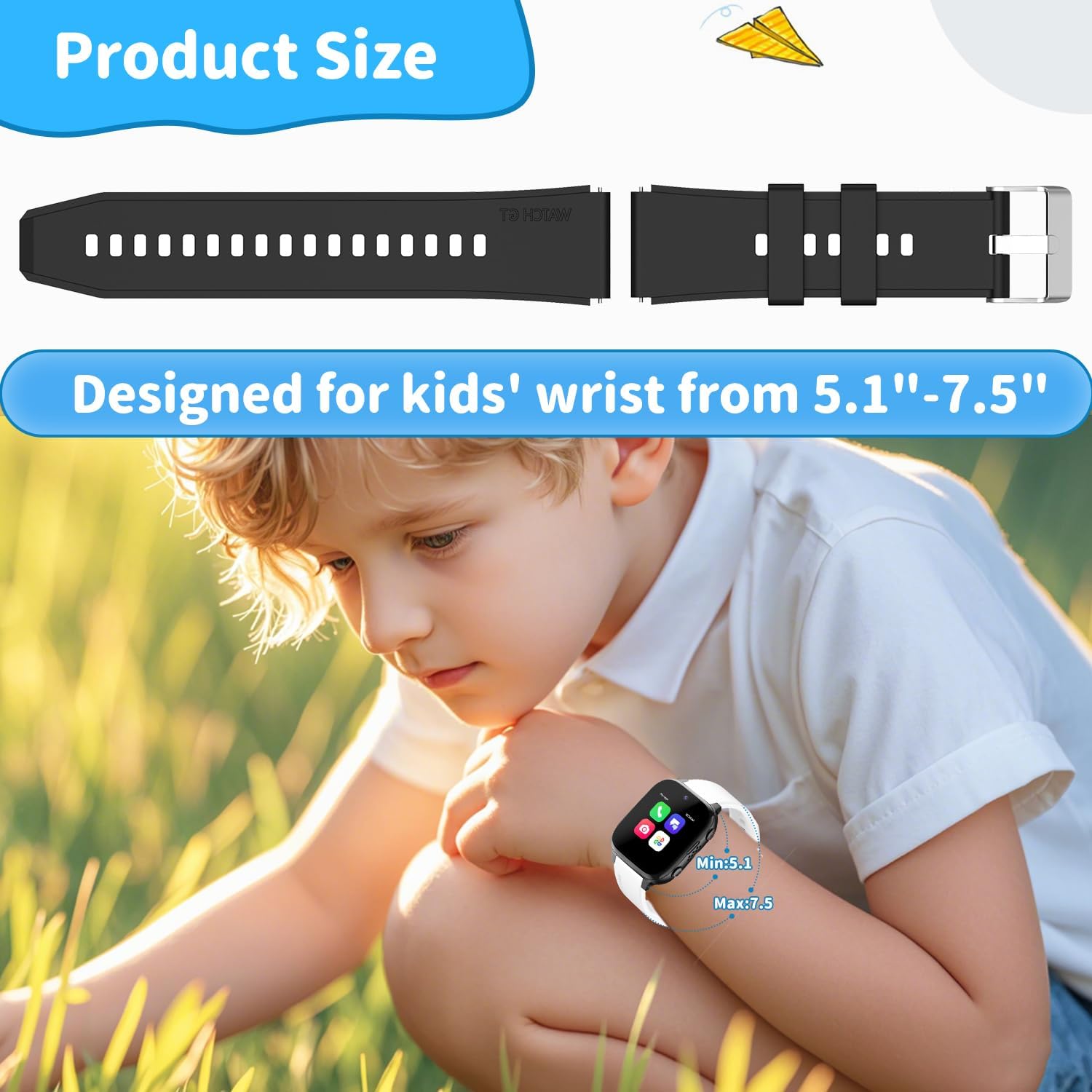 5 штук Совместимые ремешки для смарт-часов Cosmo JrTrack 4/JrTrack 3/JrTrack 2/JrTrack, Gizmo Watch 3 2 1/Gabb Watch 3e 3 2 1/SyncUP,
5 штук Совместимые ремешки для смарт-часов Cosmo JrTrack 4/JrTrack 3/JrTrack 2/JrTrack, Gizmo Watch 3 2 1/Gabb Watch 3e 3 2 1/SyncUP,