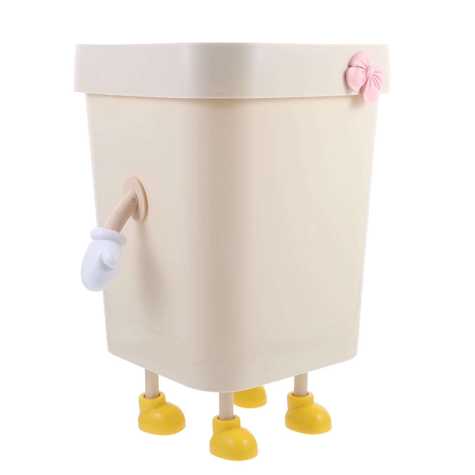 Plastic Garbage Can Thickened Non-Slip Waste Container For Bedroom Bathroom Office Home Trash Bin Storage Basket
Plastic Garbage Can Thickened Non-Slip Waste Container For Bedroom Bathroom Office Home Trash Bin Storage Basket