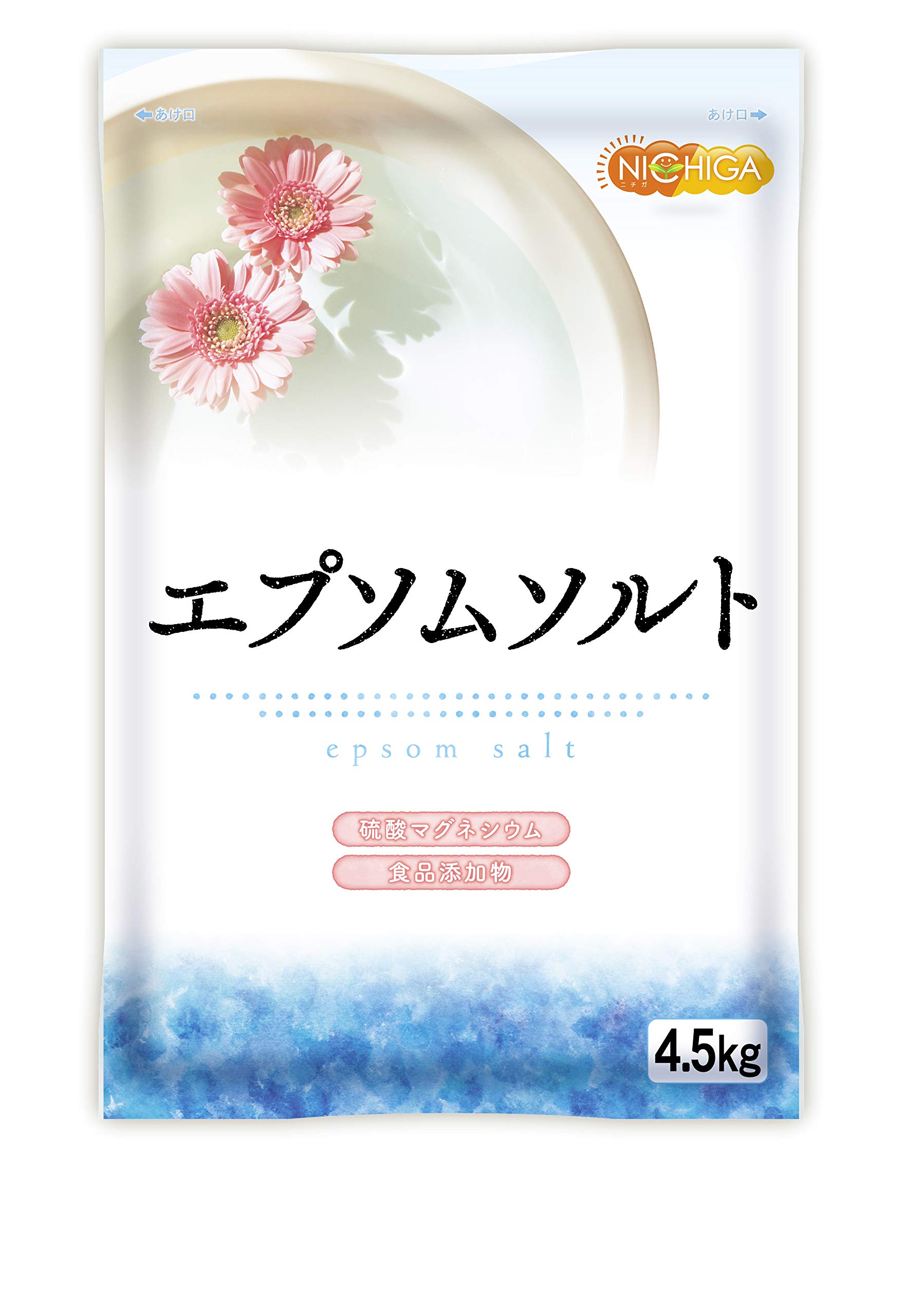 NICHIGA Domestic Epsom Salt Magnesium Sulfate Made in Okayama Prefecture Epsom Salt TK1 4.5kg (Food Additive)
NICHIGA Domestic Epsom Salt Magnesium Sulfate Made in Okayama Prefecture Epsom Salt TK1 4.5kg (Food Additive)