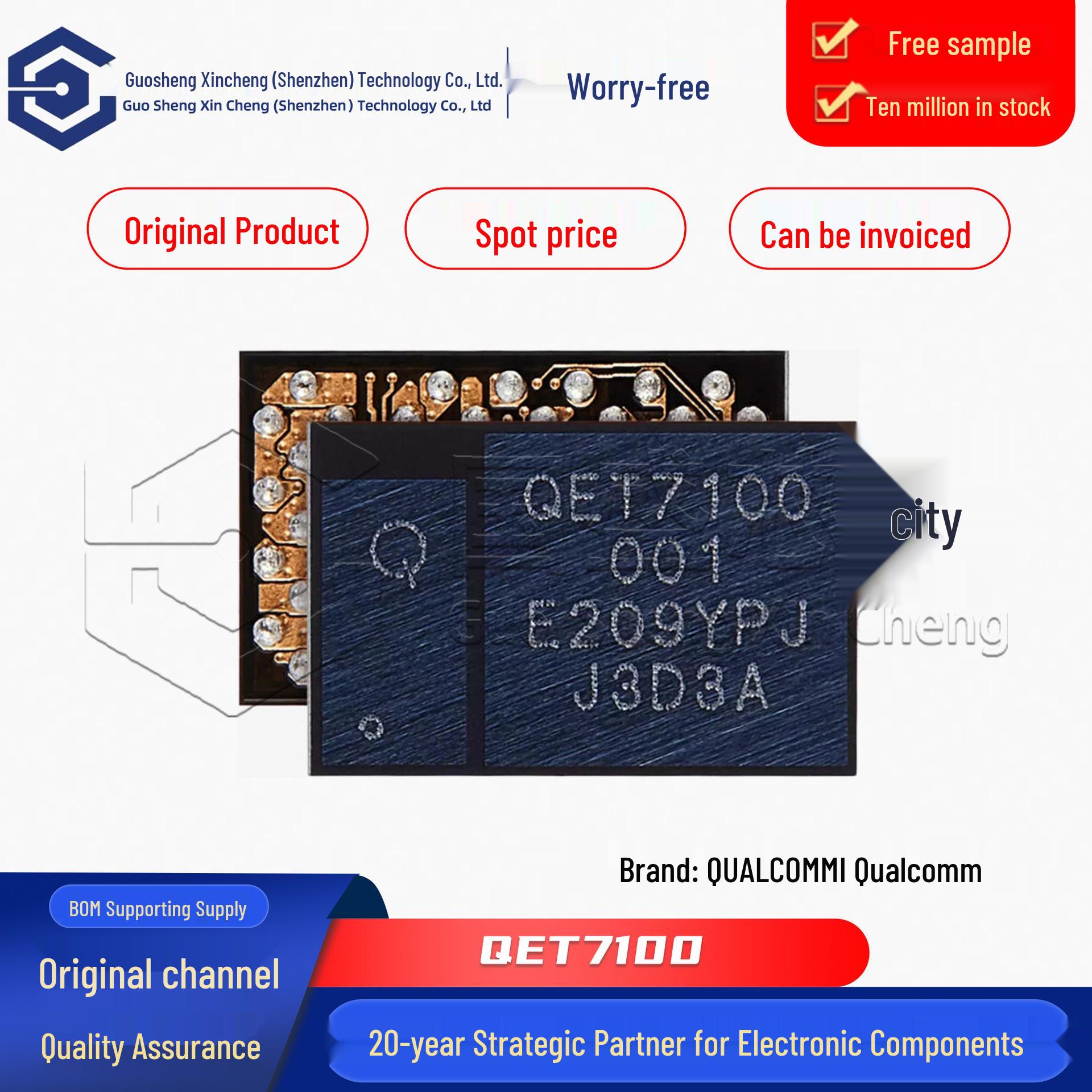 Original QET7100 BGA 14/14Pro Envelope Tracking IC for Mobile Phone Repairs
Original QET7100 BGA 14/14Pro Envelope Tracking IC for Mobile Phone Repairs