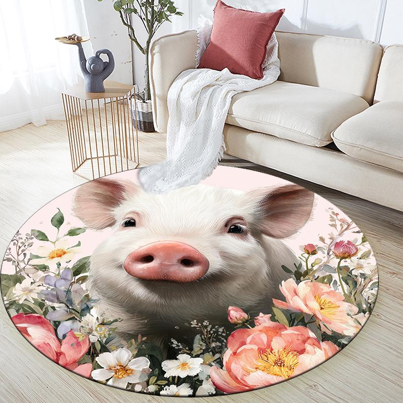 Pink Piglet pattern round rug,Carpet Rug for Living Room Bedroom Playroom ,Non-slip Floor Mat,Holiday Gifts and Birthday Gifts. 80cmx80cm
Pink Piglet pattern round rug,Carpet Rug for Living Room Bedroom Playroom ,Non-slip Floor Mat,Holiday Gifts and Birthday Gifts. 80cmx80cm