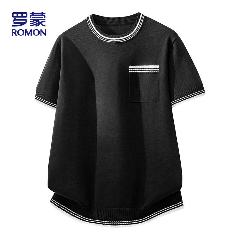ROMON Men s Summer Ice Silk Knit Short Sleeve T-Shirt XL
ROMON Men s Summer Ice Silk Knit Short Sleeve T-Shirt XL