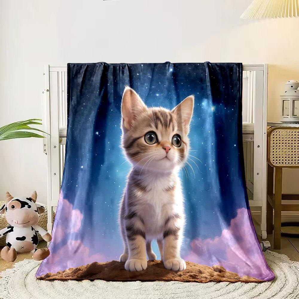 Multi-Size Kittens and Pigs Under The Stars Print Blankets Adult Children Warm Blankets Home Travel Soft Comfortable Blankets 75x90cm
Multi-Size Kittens and Pigs Under The Stars Print Blankets Adult Children Warm Blankets Home Travel Soft Comfortable Blankets 75x90cm