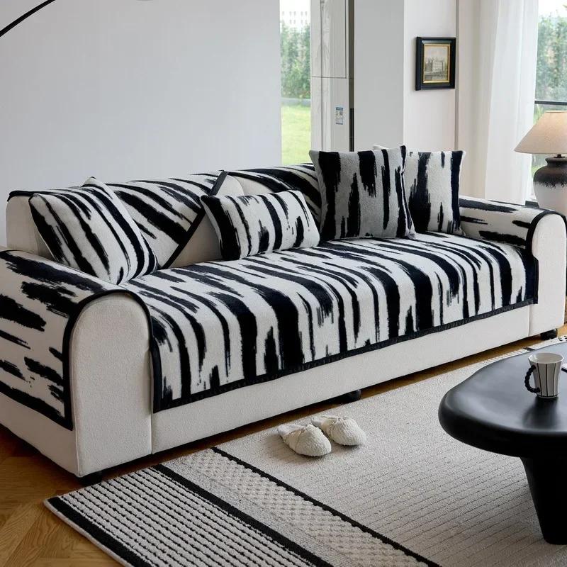 Luxury Thicken Plush Sofa Slipcover Dust-proof Soft Sofa Mat Towel Irregular Print Universal Couch Cushion Pad for Living Room 70x70 A
Luxury Thicken Plush Sofa Slipcover Dust-proof Soft Sofa Mat Towel Irregular Print Universal Couch Cushion Pad for Living Room 70x70 A
