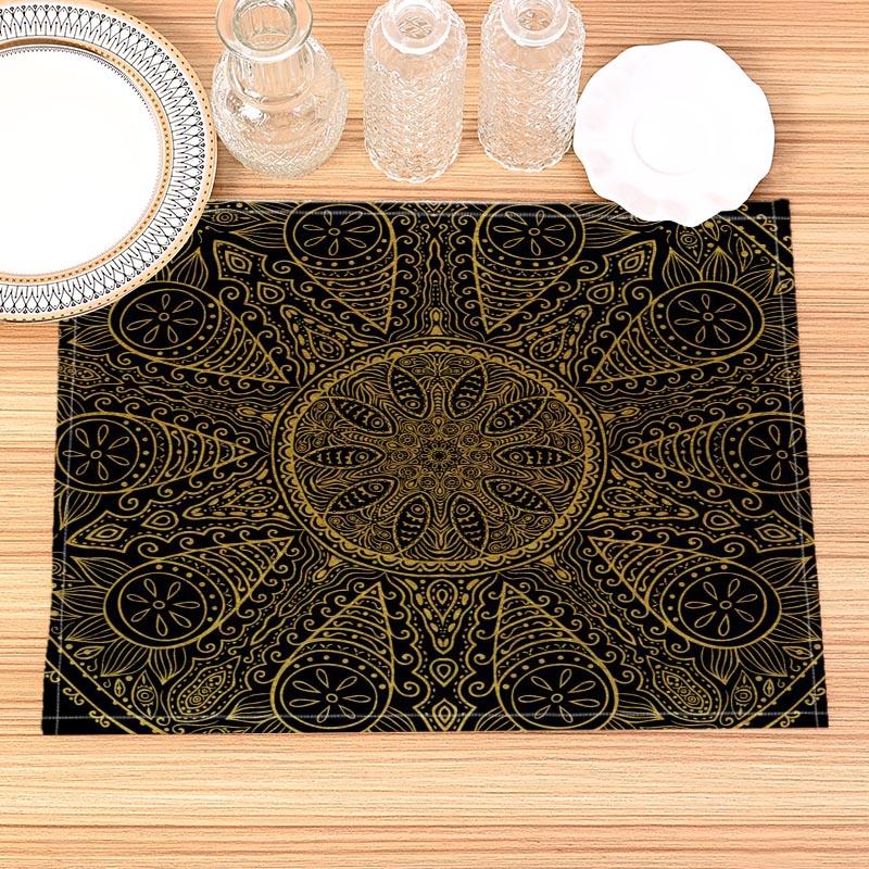 Home Decor Black Gold Print Linen Dining Table Mats Alphabet Kitchen Placemat 30X45cm Coasters Pads Bowl Cup Mat 2pcs 30x45cm
Home Decor Black Gold Print Linen Dining Table Mats Alphabet Kitchen Placemat 30X45cm Coasters Pads Bowl Cup Mat 2pcs 30x45cm