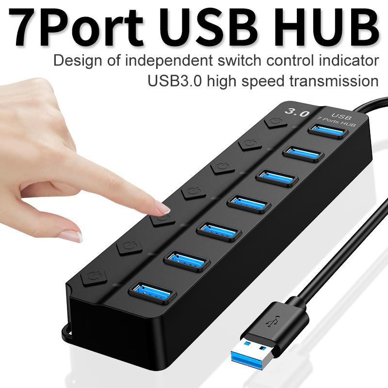 USB 3.0 Хаб 7-портовый Мульти USB Сплиттер USB Хаб, Высокоскоростная передача данных 5 Гбит/с USB Сплиттер для ноутбука, Мобильный HDD
USB 3.0 Хаб 7-портовый Мульти USB Сплиттер USB Хаб, Высокоскоростная передача данных 5 Гбит/с USB Сплиттер для ноутбука, Мобильный HDD