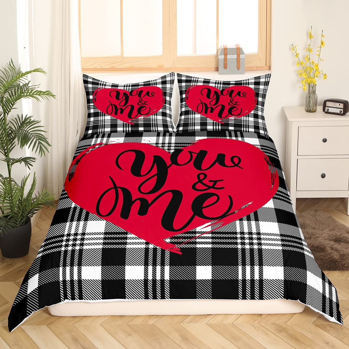Romantic Valentines Day Soft Duvet Cover Set Wine Beding featuring 2 Pilowcases Heart Shape Spiling Red Drink in Glases Beding 3 Pcs 120*200cm Single
Romantic Valentines Day Soft Duvet Cover Set Wine Beding featuring 2 Pilowcases Heart Shape Spiling Red Drink in Glases Beding 3 Pcs 120*200cm Single