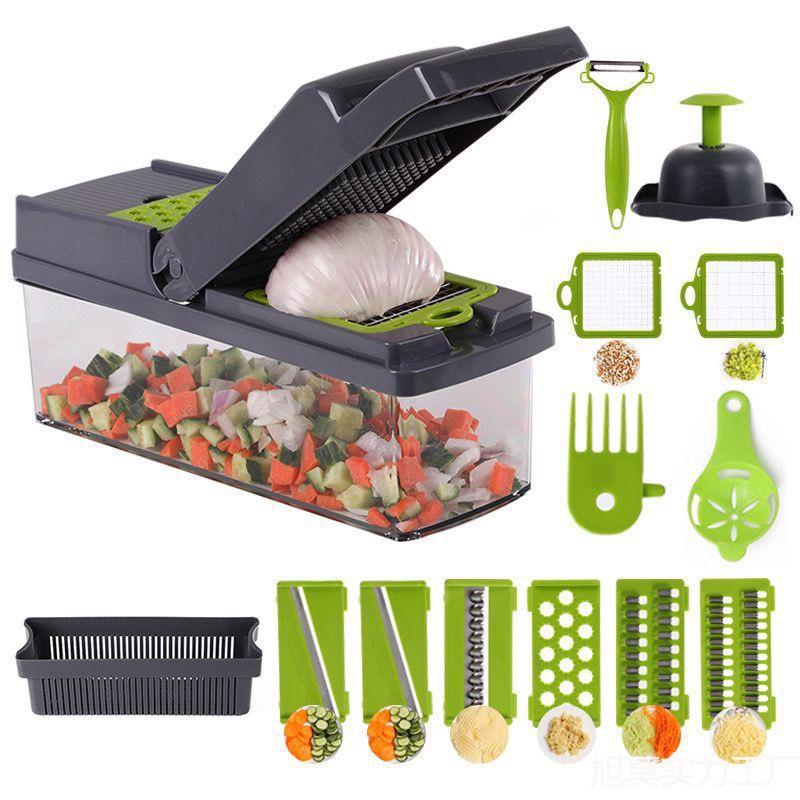 Multifunctional Veggie Cutter: Slices, Dices & Shreds for Oranges, Lemons, Potatoes, and Cucumbers
Multifunctional Veggie Cutter: Slices, Dices & Shreds for Oranges, Lemons, Potatoes, and Cucumbers