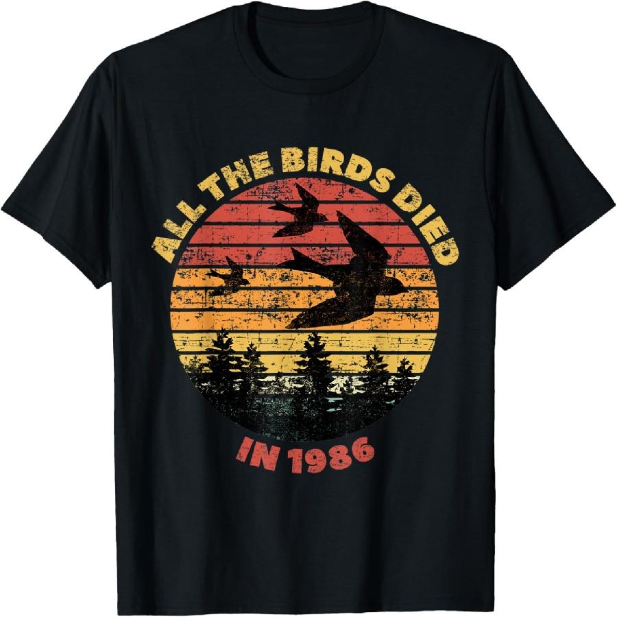 All The Birds Died in 1986 Vintage Bird Dank Meme T-Shirt XXXXXL чорний
All The Birds Died in 1986 Vintage Bird Dank Meme T-Shirt XXXXXL чорний