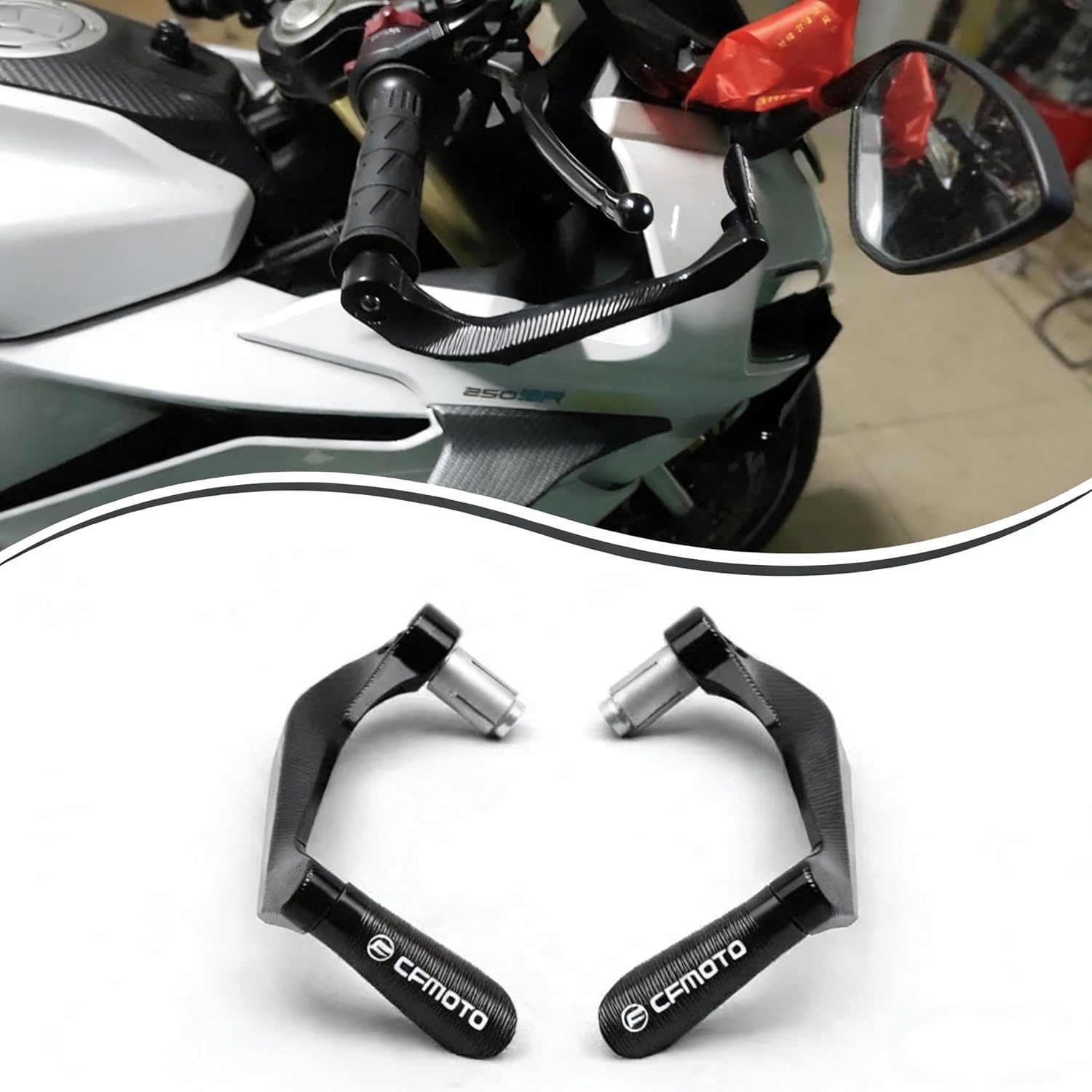 Brake and Clutch Lever Guard Set Handlebar Levers Protector Lever Guards Compatible with CFMOTO 450SS/450NK 2023 2024 2025,Black,CFMOTO 450SS чёрный
Brake and Clutch Lever Guard Set Handlebar Levers Protector Lever Guards Compatible with CFMOTO 450SS/450NK 2023 2024 2025,Black,CFMOTO 450SS чёрный