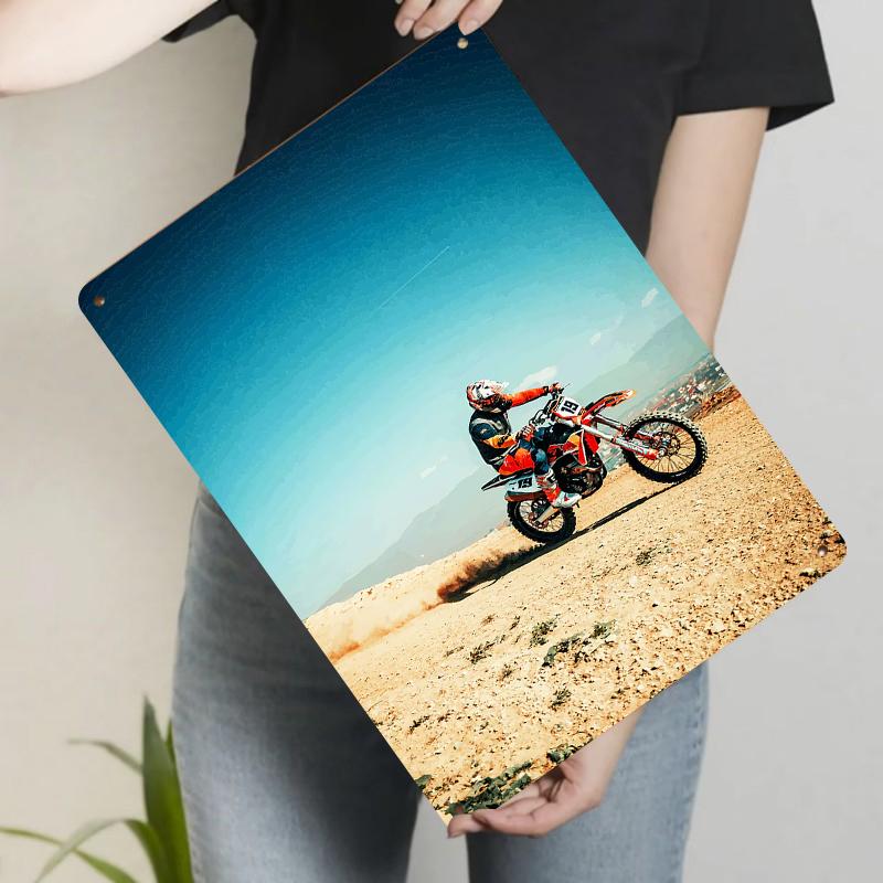 Custom OffRoad Motorcyclist Metal Iron Painting Home Decor Wall Art Living Room Bedroom Study Bar Personality Hanging Ornament 20x30cm(7.8x11.8inch)
Custom OffRoad Motorcyclist Metal Iron Painting Home Decor Wall Art Living Room Bedroom Study Bar Personality Hanging Ornament 20x30cm(7.8x11.8inch)